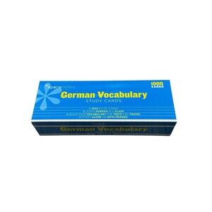 2006 Sparknotes German Vocabulary Study Cards 1000 Cards Open Box